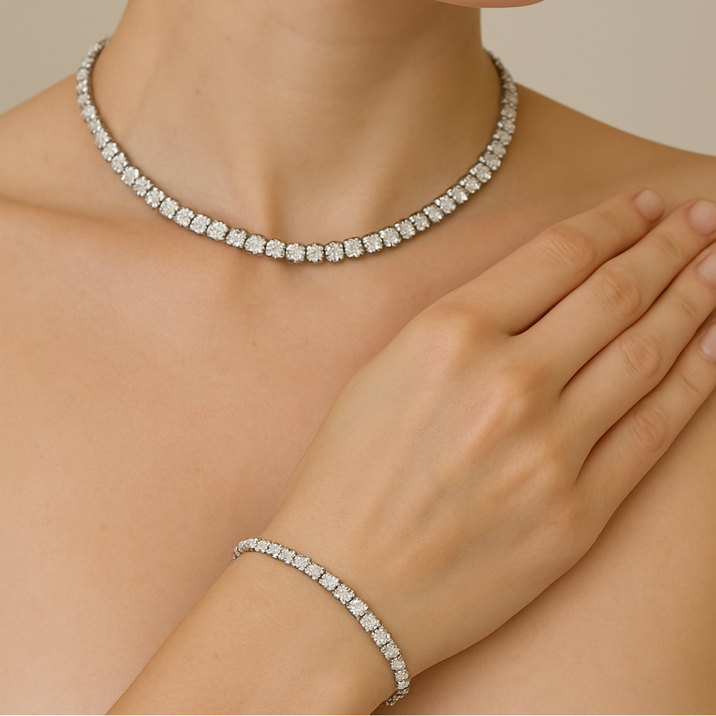 Bracelet tennis en diamants